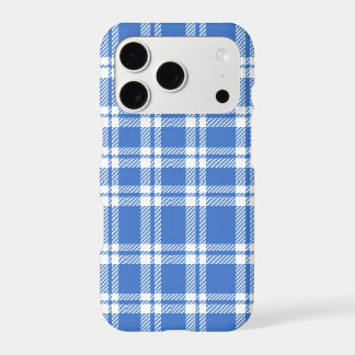 Süßes Retro-Blau-Gingham-Karo-Muster