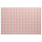 Süßes Retro-Blumenmuster Stoff (Yard (91,4 cm))