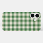 Süßes Retro-Grün-Gingham-Karomuster Case-Mate iPhone Hülle (Rückseite (Horizontal))