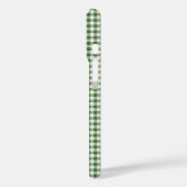 Süßes Retro-Grün-Gingham-Karomuster Case-Mate iPhone Hülle (Rückseite / Links)