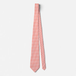 Süßes Retro-Rotkariertes Gingham-Muster Krawatte