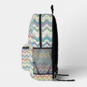 Süßes Retro-Schulmuster  Bedruckter Rucksack (Rechts)
