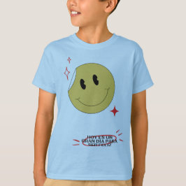 Süßes Retro-Smiley-Gesicht-Peelings-Aufkleber für T-Shirt