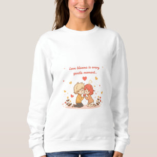 Süßes romantisches Anime-Paar - Liebesmoment Sweatshirt