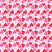 Süßes romantisches Herzdesign personalisiertes Val Schürze