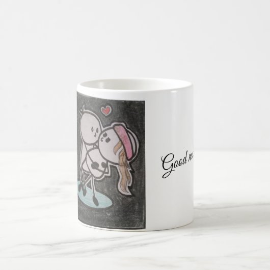 Süßes romantisches Paar Liebestasse Kaffeetasse (Mittel)