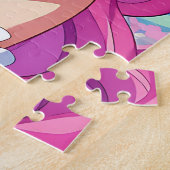 Süßes rosa Anime-Mädchen mit Kopfhörern Puzzle (Seite)
