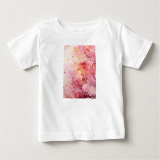 Süßes Rosa Aquarell Blumen Abstract Kinder T-Shirt