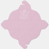 Süßes Rosa-Babyshower-Holzpferd-Glück Geschenkschachtel (Ungefaltet)