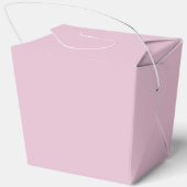 Süßes Rosa-Babyshower-Holzpferd-Glück Geschenkschachtel (Rückseite)