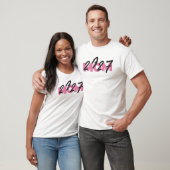Süßes rosa Design neue Mutter 2027 T-Shirt (Unisex)