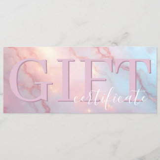 Süßes Rosa Erröten Sanft Elegantes Geschenkgutsche Save The Date