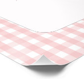 Süßes rosa First Birthday Time Capsule Schild (Ecke)