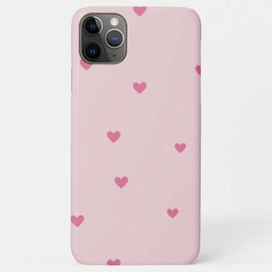 Süßes rosa Herz iPhone 11 Pro Max Hülle. Case-Mate iPhone Hülle (Rückseite)