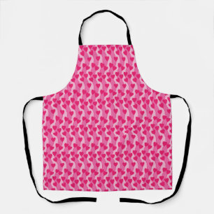 Süßes Rosa-Herzen-Muster Schürze