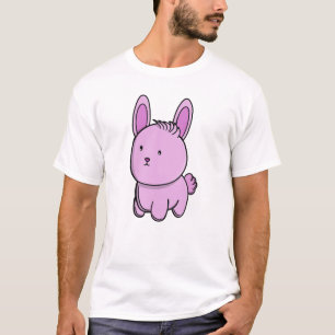 Süßes rosa Kaninchen, adorables Kawaii-Kaninchen T-Shirt