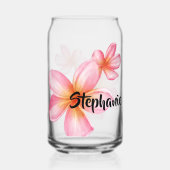 Süßes Rosa Kath Golap Blumendesign Dosenglas (Rückseite)
