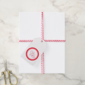 Süßes Rosa Liebes-Design Geschenkanhänger (Mit Garn)