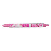 Süßes rosa Paisley-Monogramm Kugelschreiber (Vorderseite)