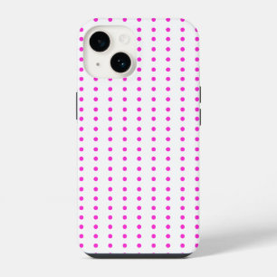Süßes rosa Punkte iPhone 14 Case Hülle