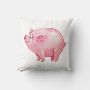 Süßes rosa Schwein Geschenk Landwirt Bauernhof Sch Kissen