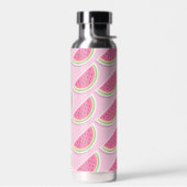 Süßes rosa Wassermelonenmuster Trinkflasche (Links)