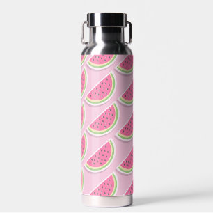 Süßes rosa Wassermelonenmuster Trinkflasche