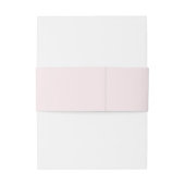 Süßes Rosarot Einladungsbanderole (Rückseitenbeispiel)