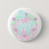 Süßes Rotwild-Button Button (Vorderseite)