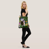 Süßes Sable-Frettchen Wildblumen Grüner Wald Tasche (Am Model)