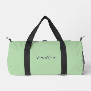 Süßes Salbei-Grün  Duffle Bag