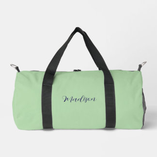 Süßes Salbei-Grün Duffle Bag