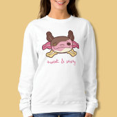 Süßes & Sassy Axolotl Neapolitanes Ice Creme Sweatshirt
