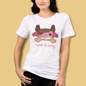 Süßes & Sassy Axolotl Neapolitanes Ice Creme Tri-Blend Shirt