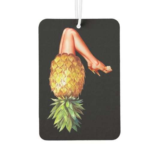 Süßes & scharfes Ananas - das perfekte Geschenk fü Autolufterfrischer (Rückseite)
