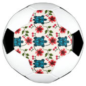 Süßes Schildkröten-Blumenmuster Fußball (Gedreht)