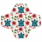 Süßes Schildkröten-Blumenmuster Fußball (Flach)