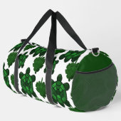 Süßes Schildkröten- und Blätter-Muster  Duffle Bag (Rechte Ecke)