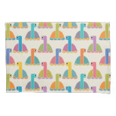 Süßes Schildkrötenmuster auf Creme Kissenbezug (Vorderseite)