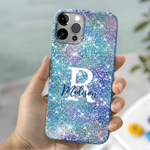 Süßes, schillerndes Einhorn, blau, rosa, glänzende Case-Mate iPhone Hülle