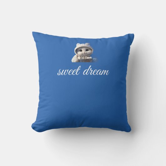 Süßes Schlafdesign mit Bär Kissen (Vorderseite)