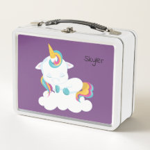 Süßes schlafendes Cartoon-Einhorn