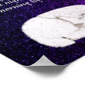 Süßes schlafendes Lamm - Jetzt lege ich mich zum S Poster (Ecke)