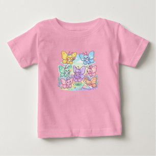 Süßes Schmetterlingsfreunde Kinder T-Shirt