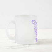 süßes Schmetterlingskunst-Design Mattglastasse (Links)