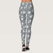Süßes Schnee-Eisbär-Muster Leggings (Rückseite)