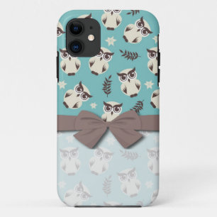 süßes schneewweißes Eulenmuster Case-Mate iPhone Hülle