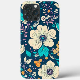 Süßes schönes florales und nahtloses Muster Case-Mate iPhone Hülle