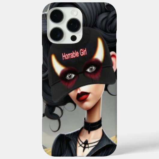 Süßes schreckliches Mädchen Case-Mate iPhone Hülle (Rückseite)