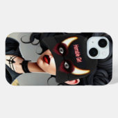 Süßes schreckliches Mädchen  Case-Mate iPhone Hülle (Rückseite (Horizontal))